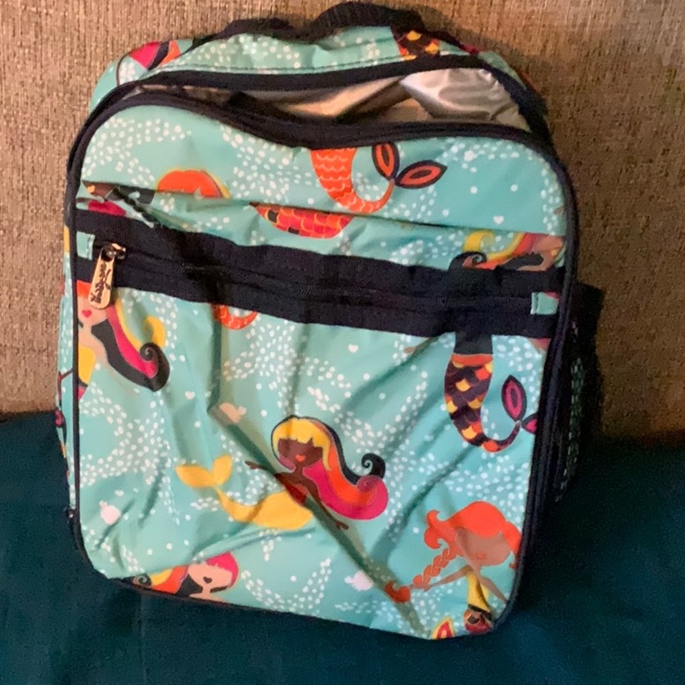 Mermaid Treasure Chest Pouch lunch tote and snack bag